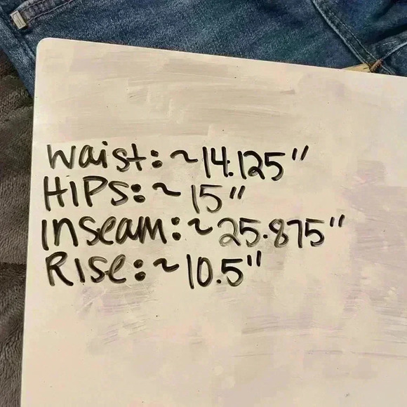 Anthropologie Pilcro and The Letterpress Dark Wash Ankle Blue Jeans Size 28 - Picture 7 of 7